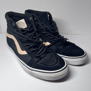 Vans Black and Tan High-Tops